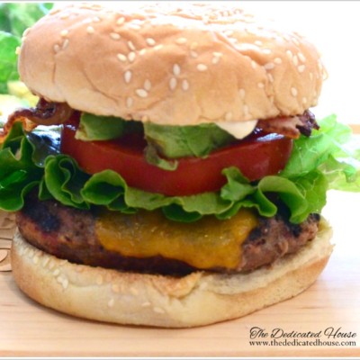 Kitchen Grilling Series Bacon Avocado Burger