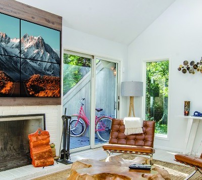 Living Room Home Video Wall