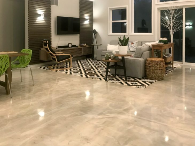 Epoxy Coatings: Creative Floor Design Ideas