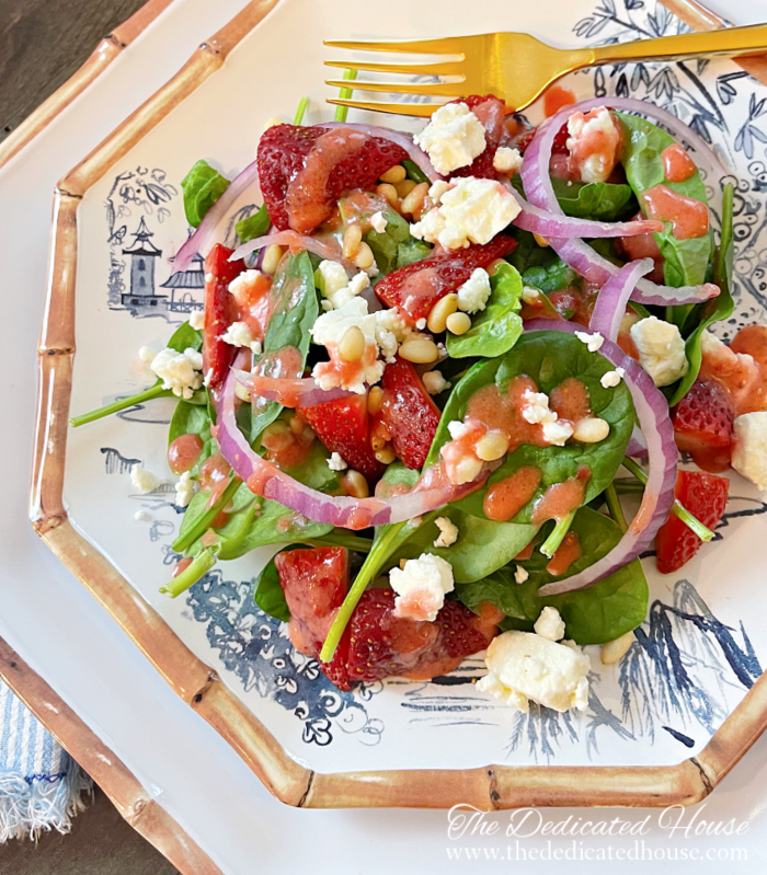 Strawberry Spinach Salad