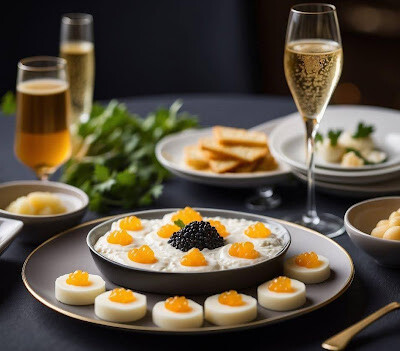 Culinary Uses of White Sturgeon Caviar