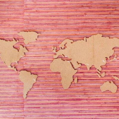 Home Decor with Wooden Maps