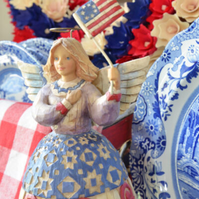 Patriotic Tablescape for Fourth of July