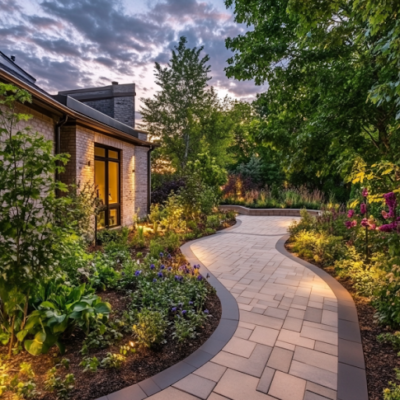 Integrating Interlocking Pavers with Landscaping