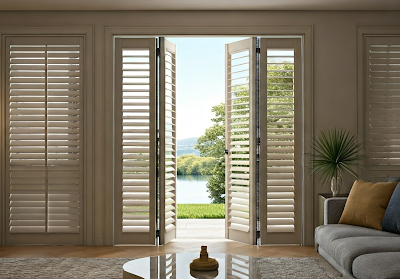 Bi Fold Plantation Shutters