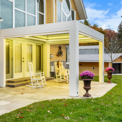 Outdoor Louvered Pergola