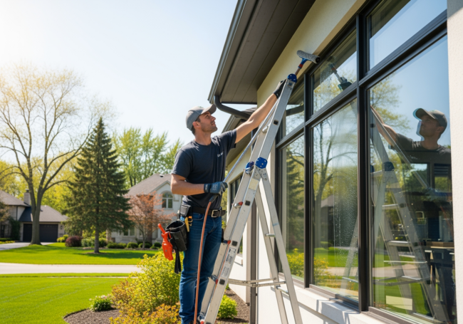 window washing Highland Park