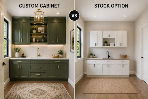 Custom Cabinets vs. Stock